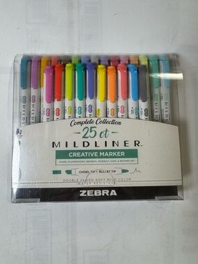 Zebra Mildliner 25ct Creative Marker Set - Multicolor-